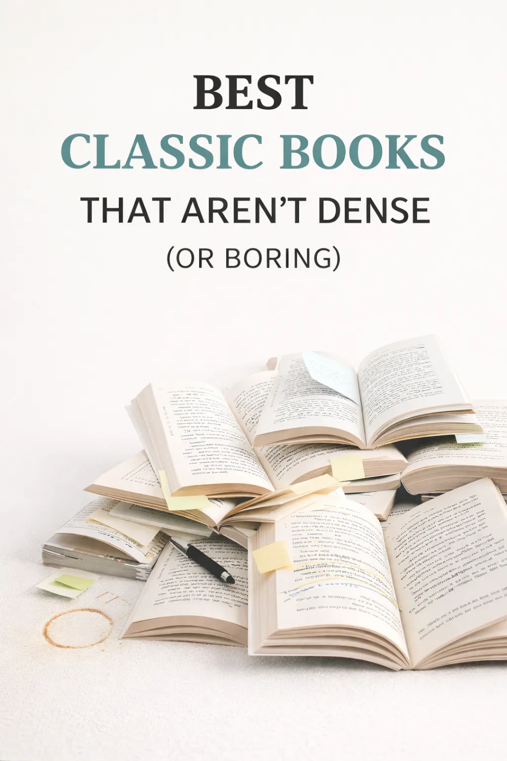 Best Classic Books That Aren't Dense (Or Boring)
