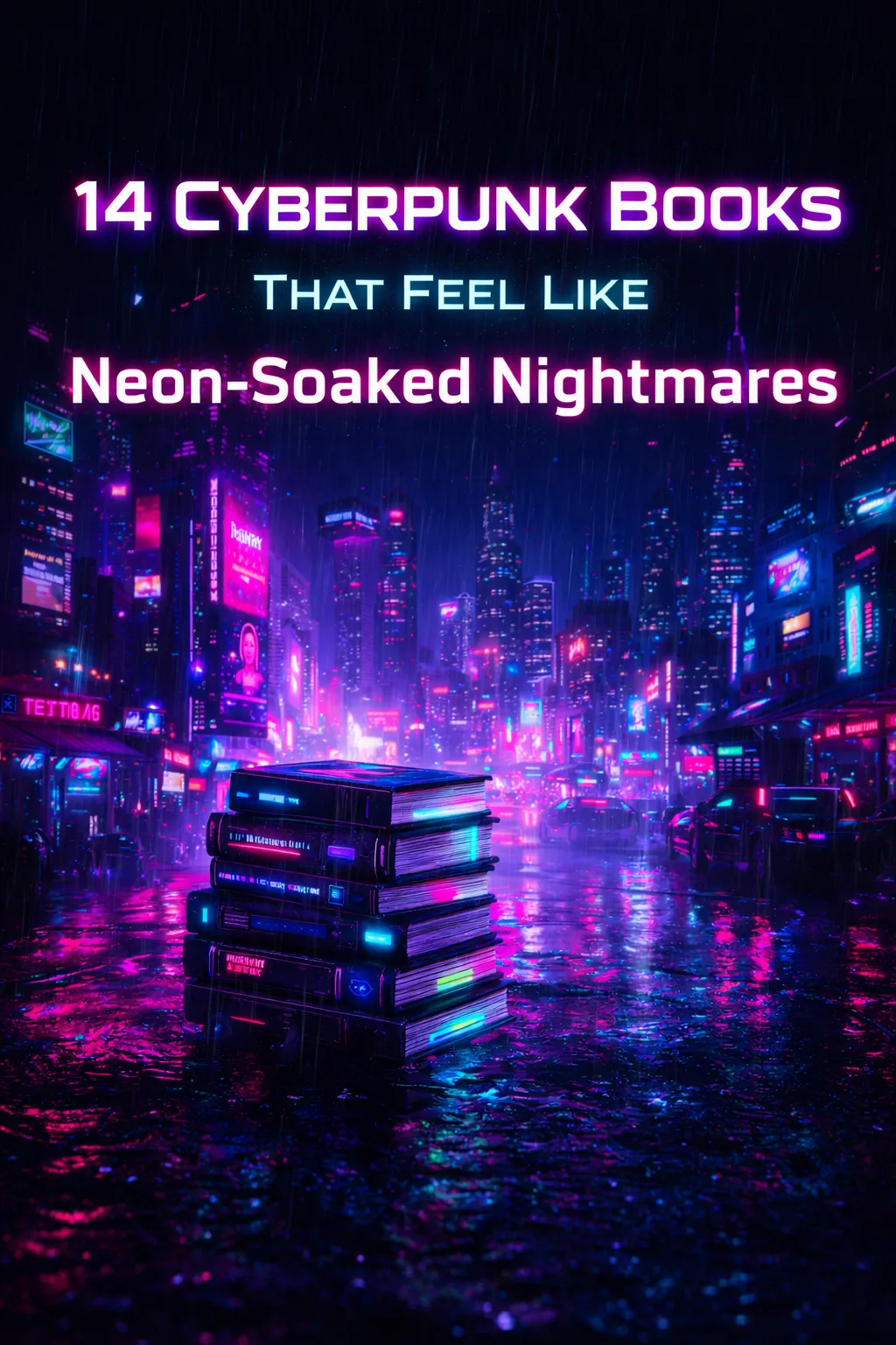 14 Cyberpunk Books That Feel Like Neon-Soaked Nightmares