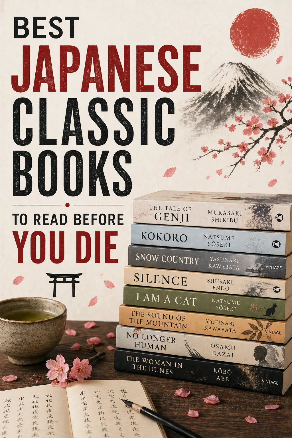 Best Japanese Classic Books to Read Before You Die