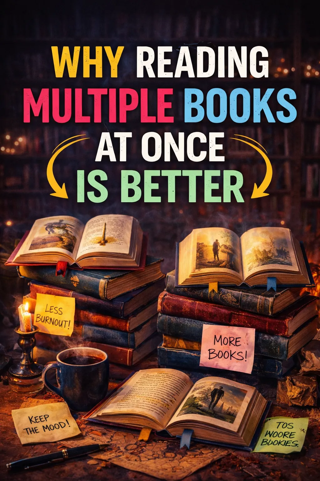 Why Reading Multiple Books at Once Is Actually Better